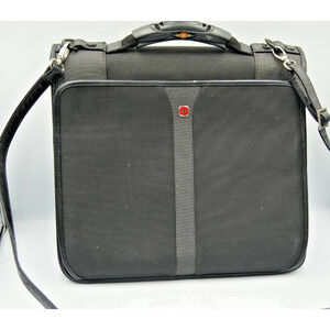 Wenger‎ Black Slim Laptop Briefcase / Work Bag Gently Used